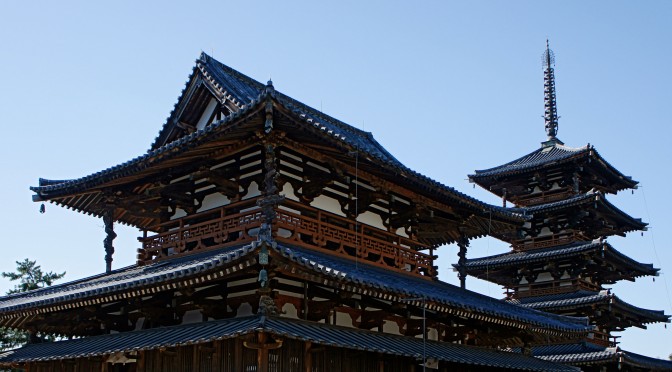 Le temple Horyu-ji construit en 607 AD
Photo par 663highland, CC-BY 2.5, via Wikipedia