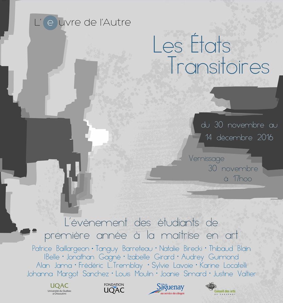 Les États Transitoires La Galerie l'Œuvre de l'Autre