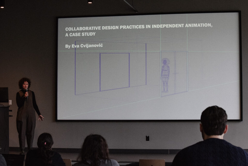 Eva Cvijanovic : “Collaborative Design in Independent Animation” (étudiante à la maîtrise, laboratoire Praxis)