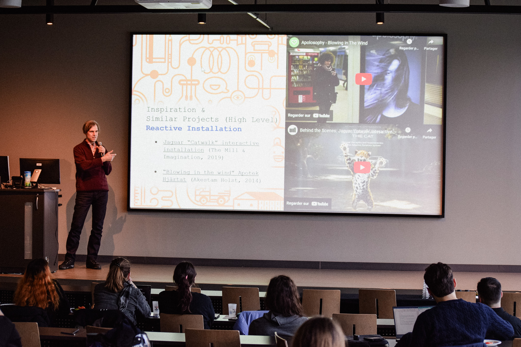 Leander Schock: “Presence through characterization: Exploring the creative process in designing an animated character with reactive behavior” (étudiant à la maîtrise, laboratoire Praxis)