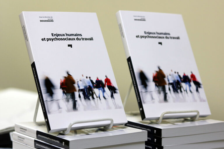 Jacinthe Douesnard lance le livre « Enjeux humains et psychosociaux du travail » dans le cadre du 86e Congrès de l’ACFAS