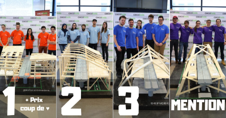 Les étudiants de l’UQAC s’illustrent lors du défi Cecobois