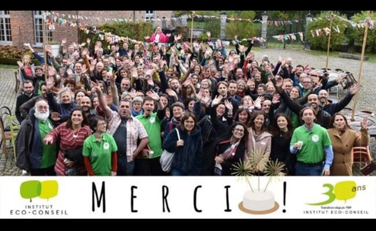 Des représentants l’UQAC à Namur pour célébrer les 30 ans de Institut éco-conseil