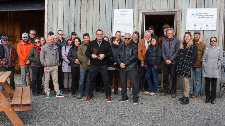 Une infrastructure unique au Québec dédiée au bleuet sauvage et à son environnement