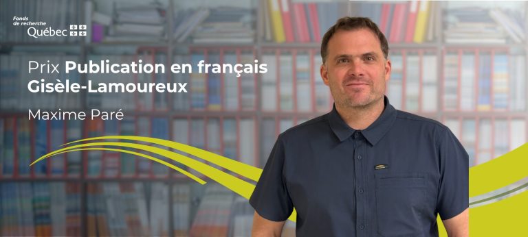 Le Prix Gisèle-Lamoureux décerné au professeur Maxime Paré