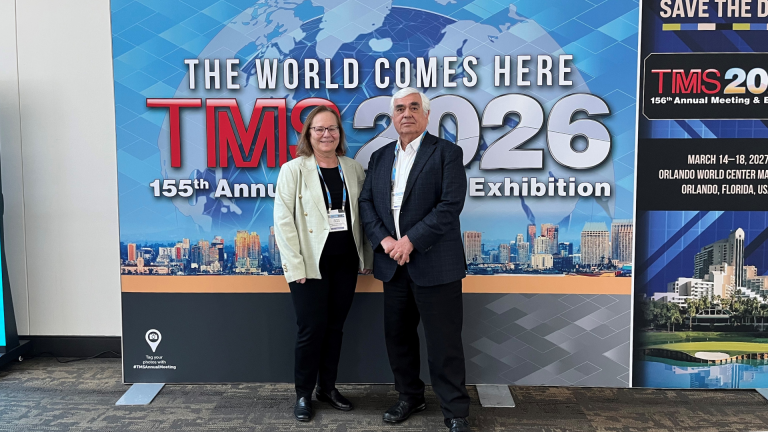La professeure Duygu Kocaefe et le professeur Yasar Kocaefe participent au congrès international TMS 2026