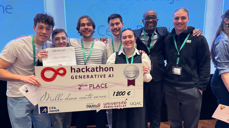 Deux équipes étudiantes du DIM brillent au Hackathon Gen AI de Paris