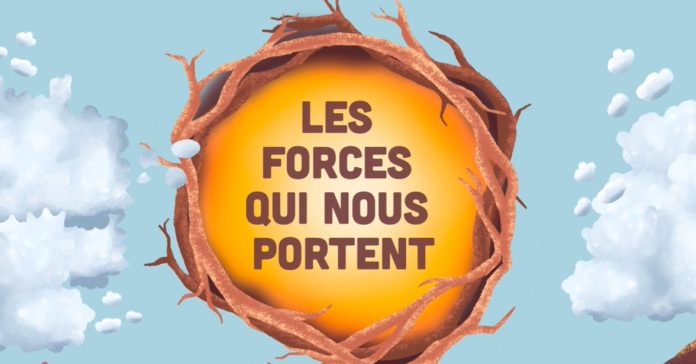 Alliant entrevues et animation, le documentaire Les forces qui nous portent met en valeur un univers visuel entièrement créé par Rosalie Guay, étudiante à la maîtrise en art à l’UQAC. (Capture d’écran tirée de YouTube)