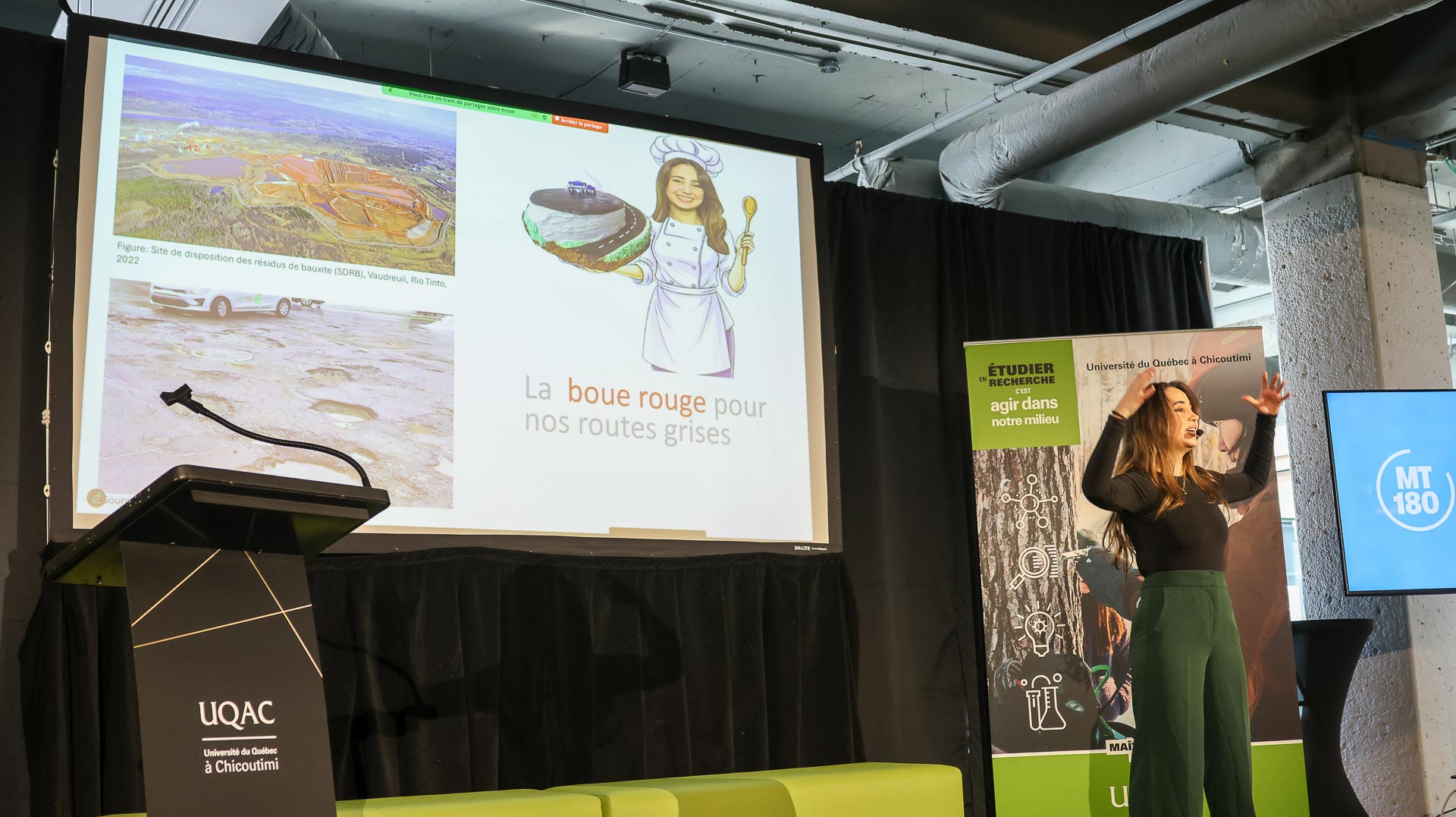 Elle représentera l’UQAC lors de la finale provinciale à Trois-Rivières ce mercredi, 13 mai 2026. Sarah Boukhames représentera l’UQAC lors de la finale provinciale à Trois-Rivières ce mercredi, 13 mai 2026. (Photo Matieu Duhaime)