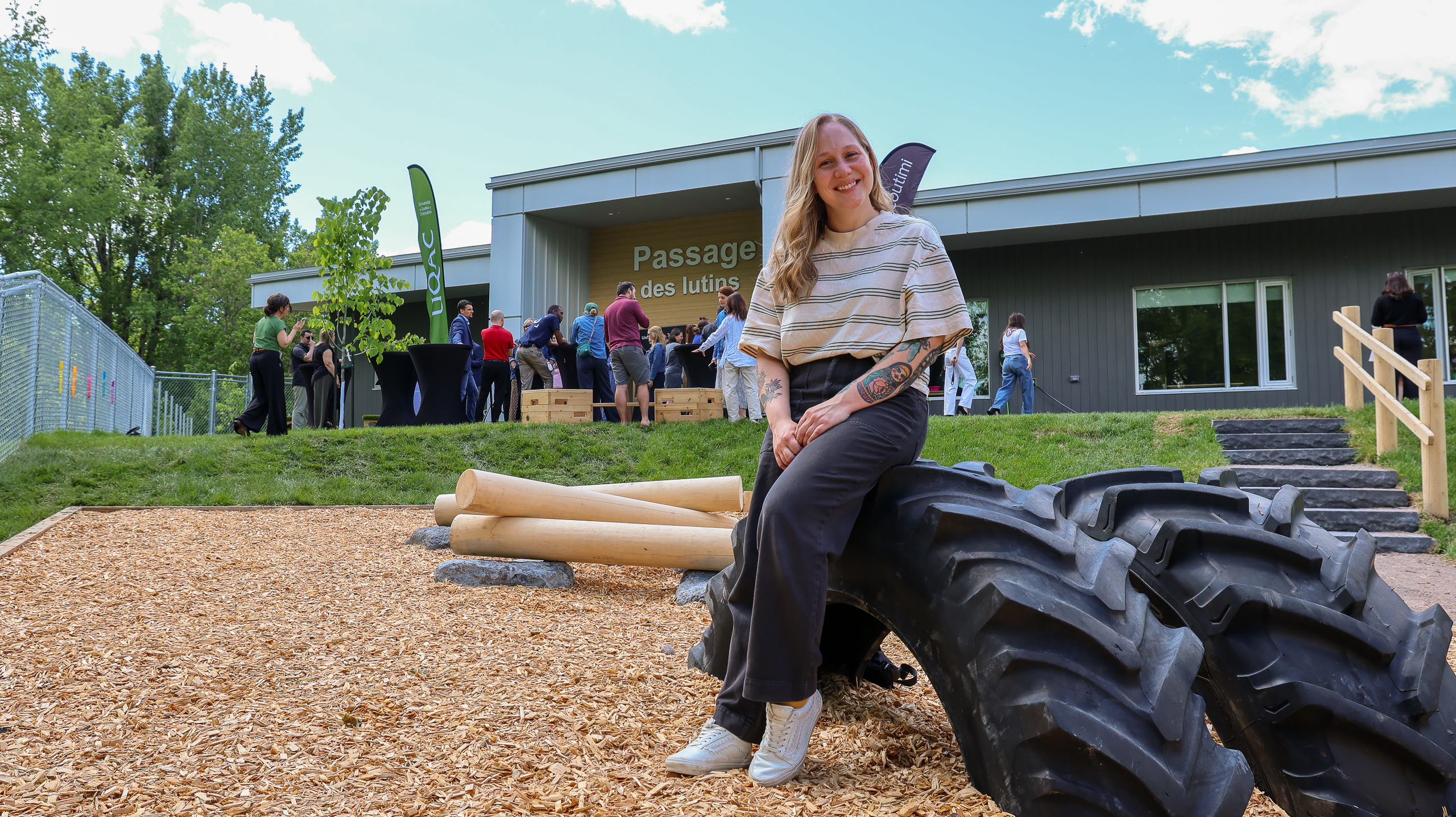 Mia Vaillancourt, étudiante au baccalauréat en travail social. (Photo Matieu Duhaime)