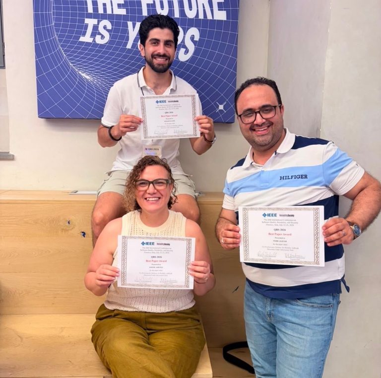 IEEE QRS 2026 : le prix du meilleur article de recherche pour la Chaire Cybpro