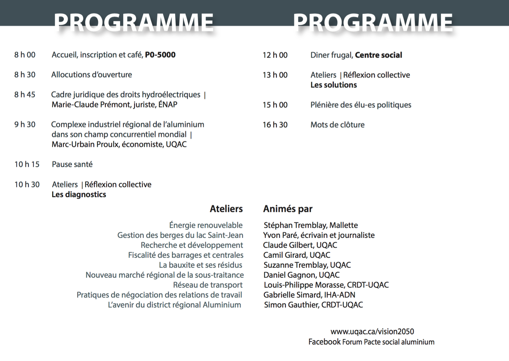 Programme II